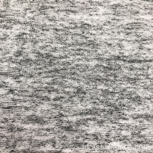 Produk Baru Hacci Sweater Spandex Brushed Polyester Fabric